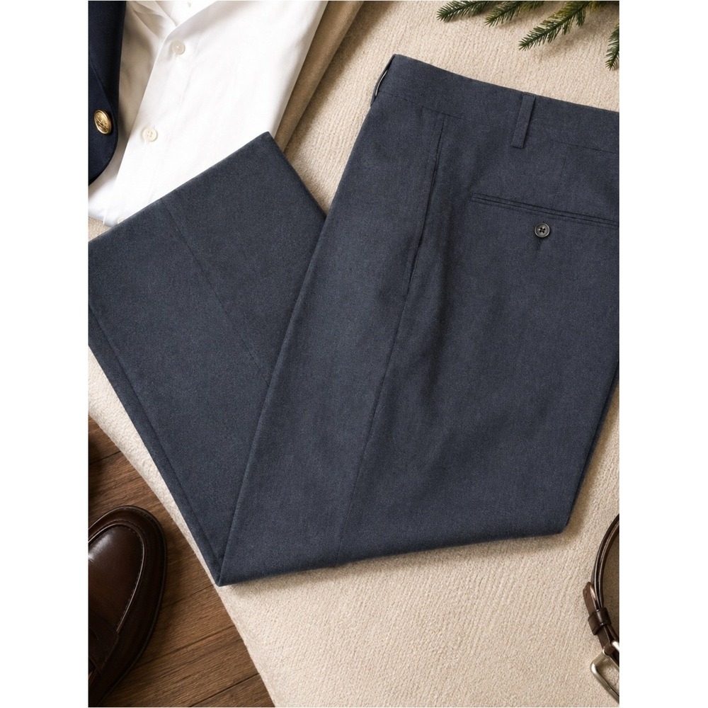 Polo Ralph Lauren Italy 100% Virgin Wool Regent Dress Pants 38R X 29.5 Gray NWT